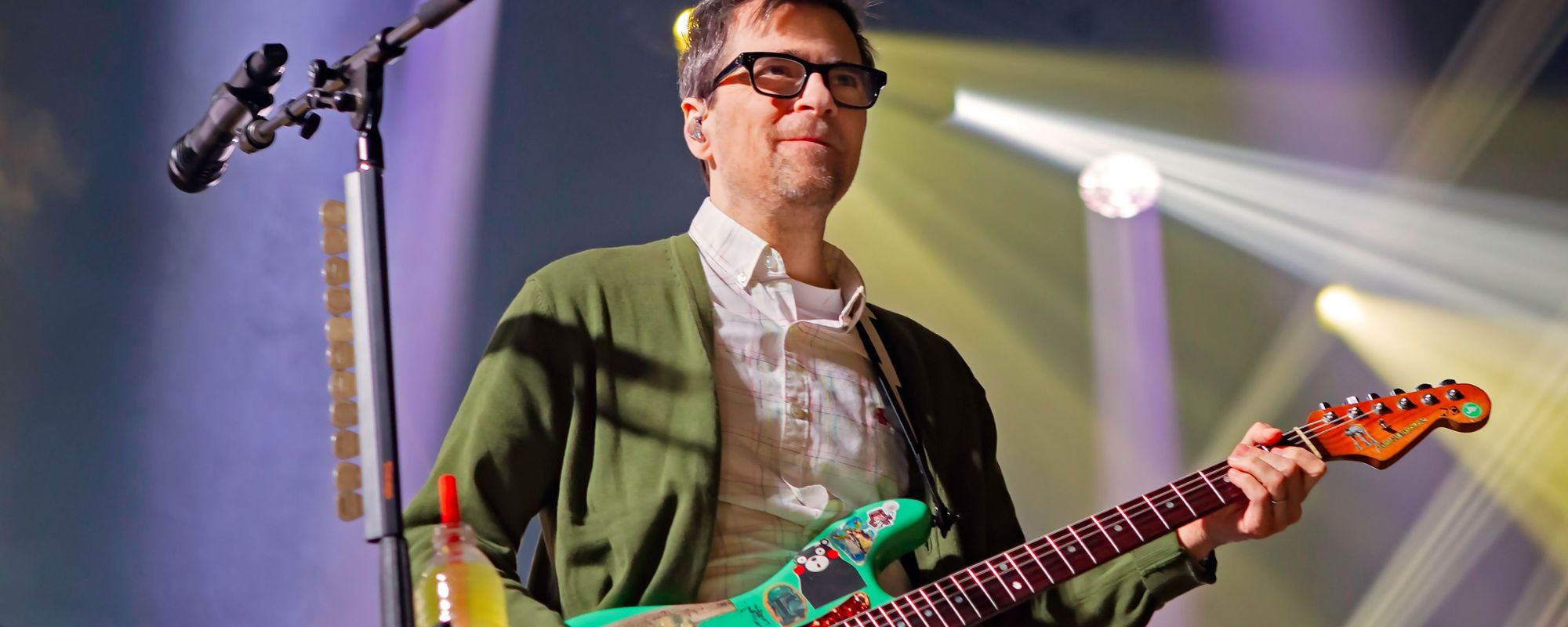 Rivers Cuomo of Weezer performing