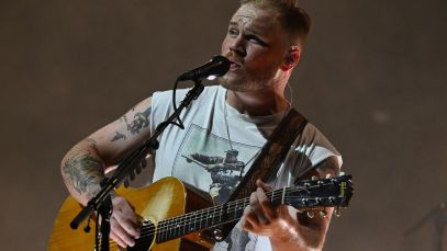 Zach Bryan performing