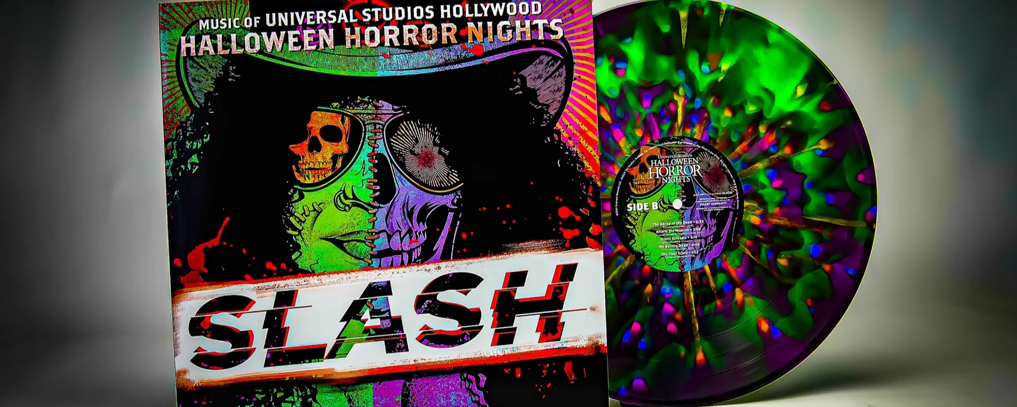 Slash Releases Limited-Edition Vinyl LP Featuring Spooky Music He Recorded for Universal Studios’ Annual Haunted Houses