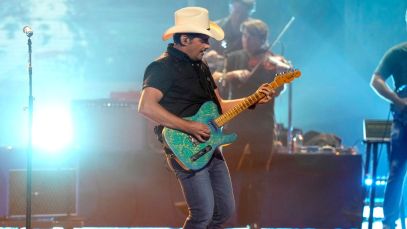 2024 People's Choice Country Awards - Show NASHVILLE, TENNESSEE - SEPTEMBER 26: Brad Paisley performs during the 2024 People's Choice Country Awards at Grand Ole Opry House on September 26, 2024 in Nashville, Tennessee. (Photo by Mickey Bernal/NBC/NBCU Photo Bank via Getty Images)