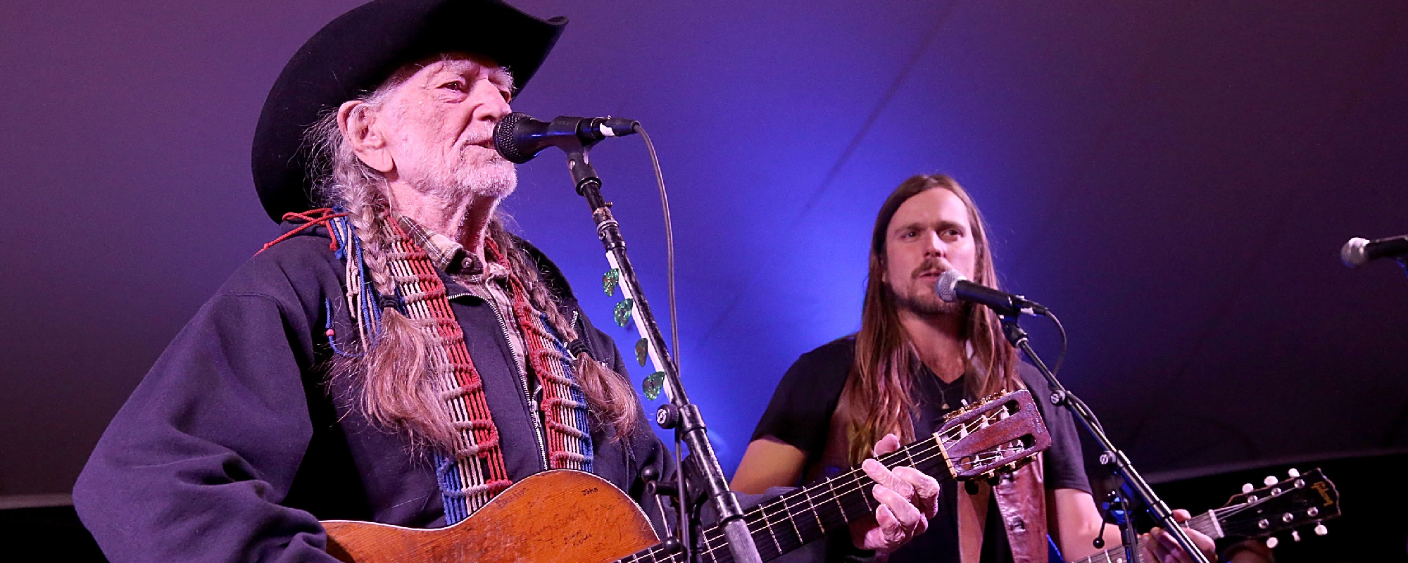 The Time Lukas Nelson & Willie Nelson Joined Forces To Cover Eddie Vedder's "Just Breathe"