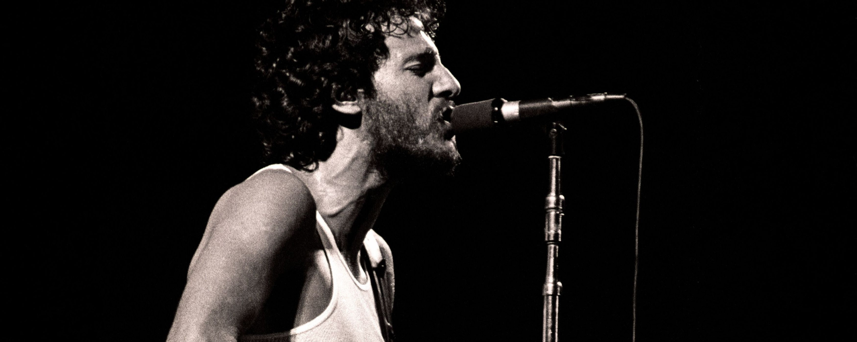 Bruce Springsteen performing