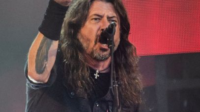 Dave Grohl performing