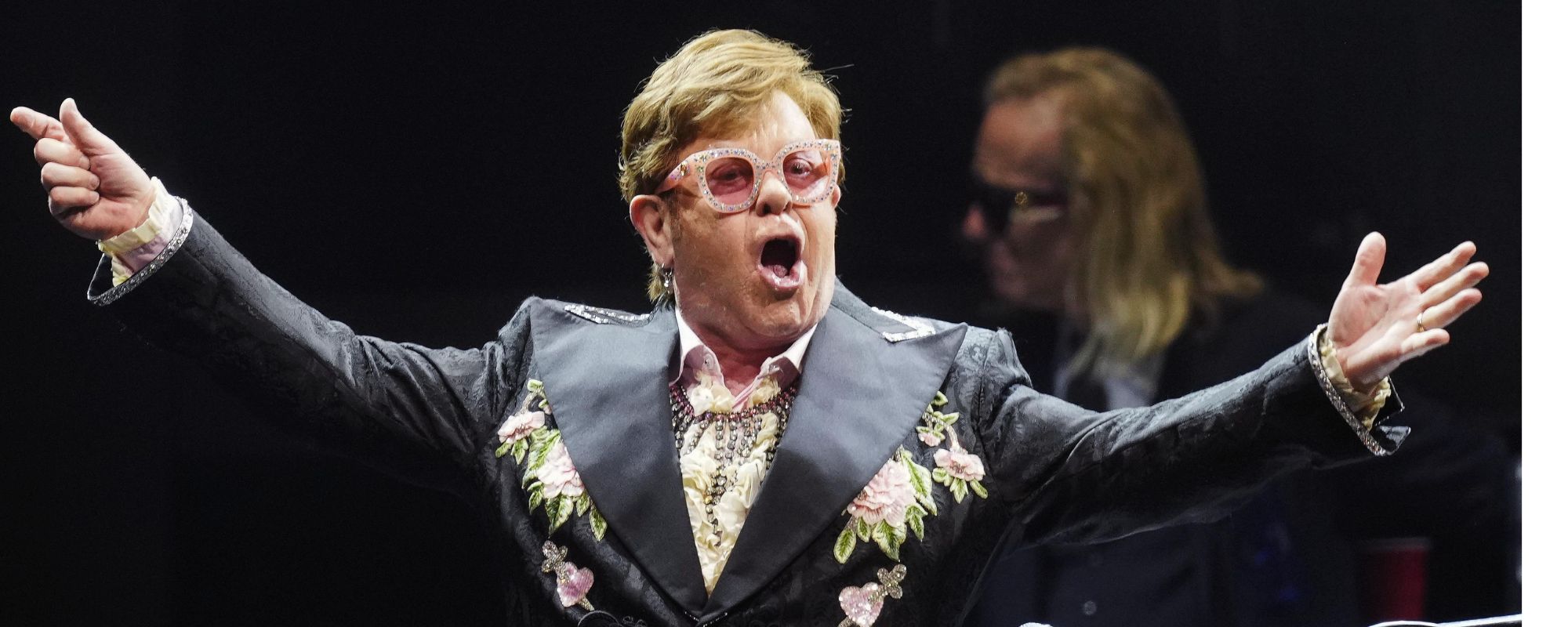 Elton John on stage