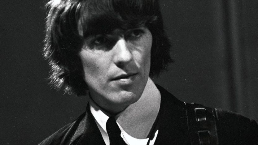 George Harrison looking to the side