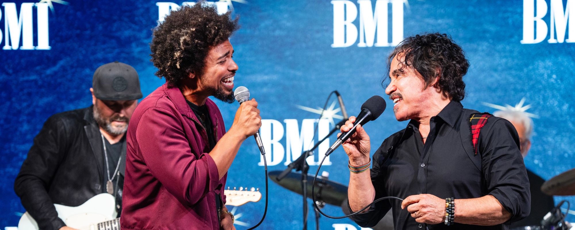 John Oates performs at the event recognizing him as a BMI Troubadour