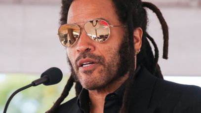 Lenny Kravitz speaking