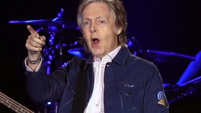 Paul McCartney performing