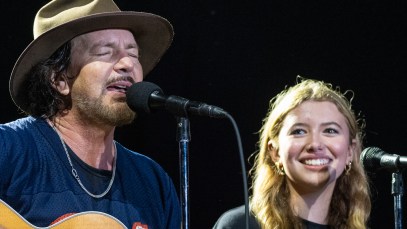Pearl Jam's Eddie Vedder Welcomes Daughter to the Stage for Special Performance of Taylor Swift's "The Best Day"