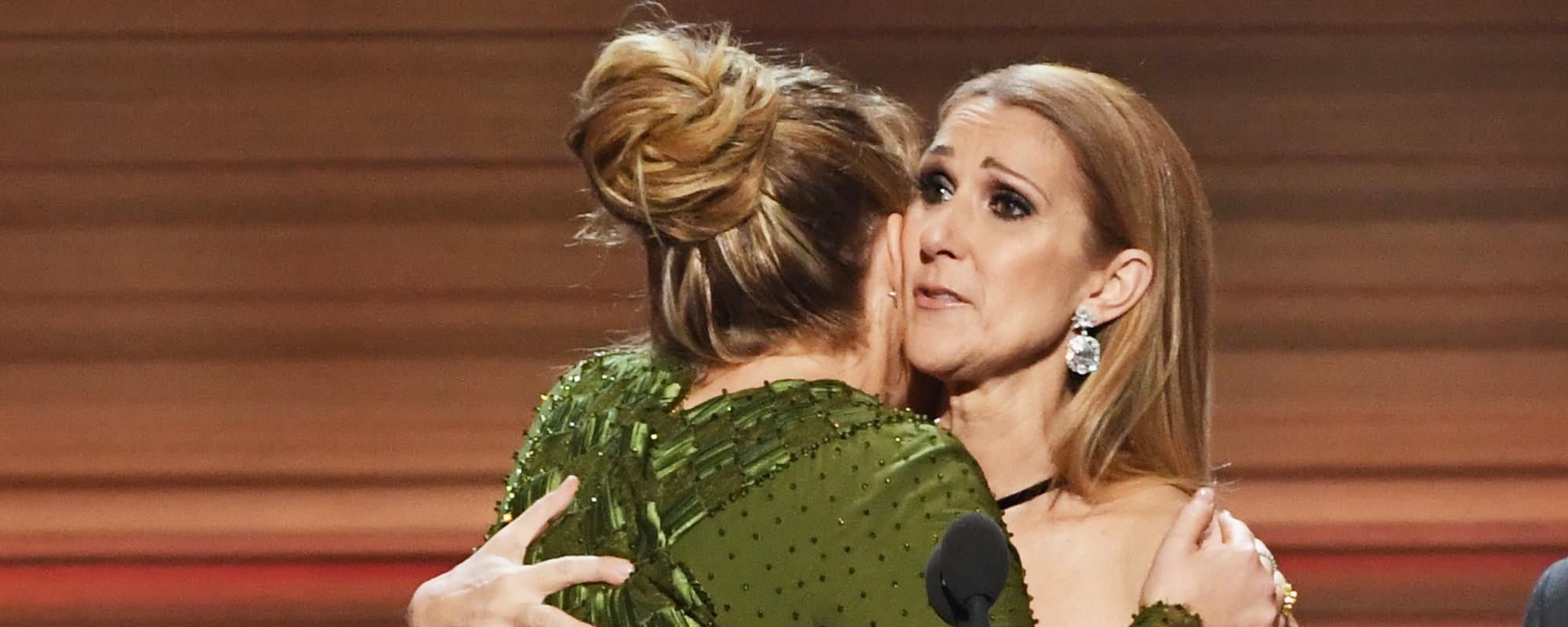 Watch Adele Break Down in Tears After Spotting Celine Dion at Her Concert