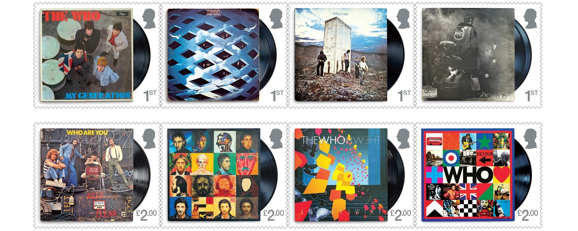 U.K.’s Royal Mail Postal Service Celebrating The Who’s 60th Anniversary with Commemorative Stamp Set