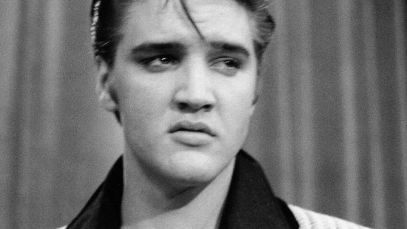 Elvis scowling