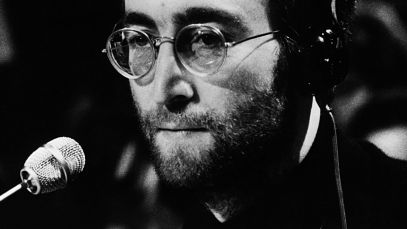 John Lennon performing