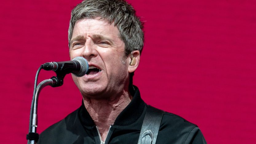 Noel Gallagher performing