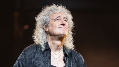 Throwback to When Brian May Performed "Love of My Life" With a Tribute to Freddie Mercury