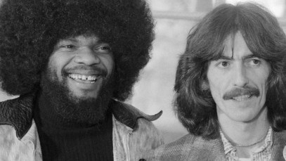 Gerald Ford Posing with George Harrison and Organist