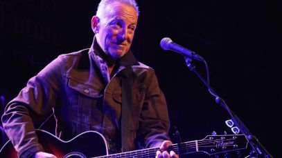 Bruce Springsteen performing