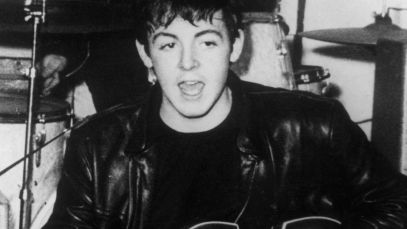 Paul McCartney performing