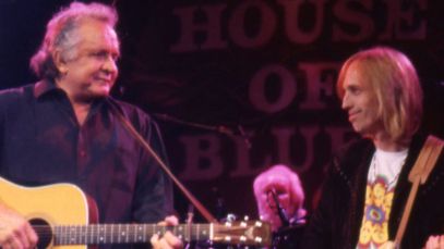 Johnny Cash and Tom Petty performing together