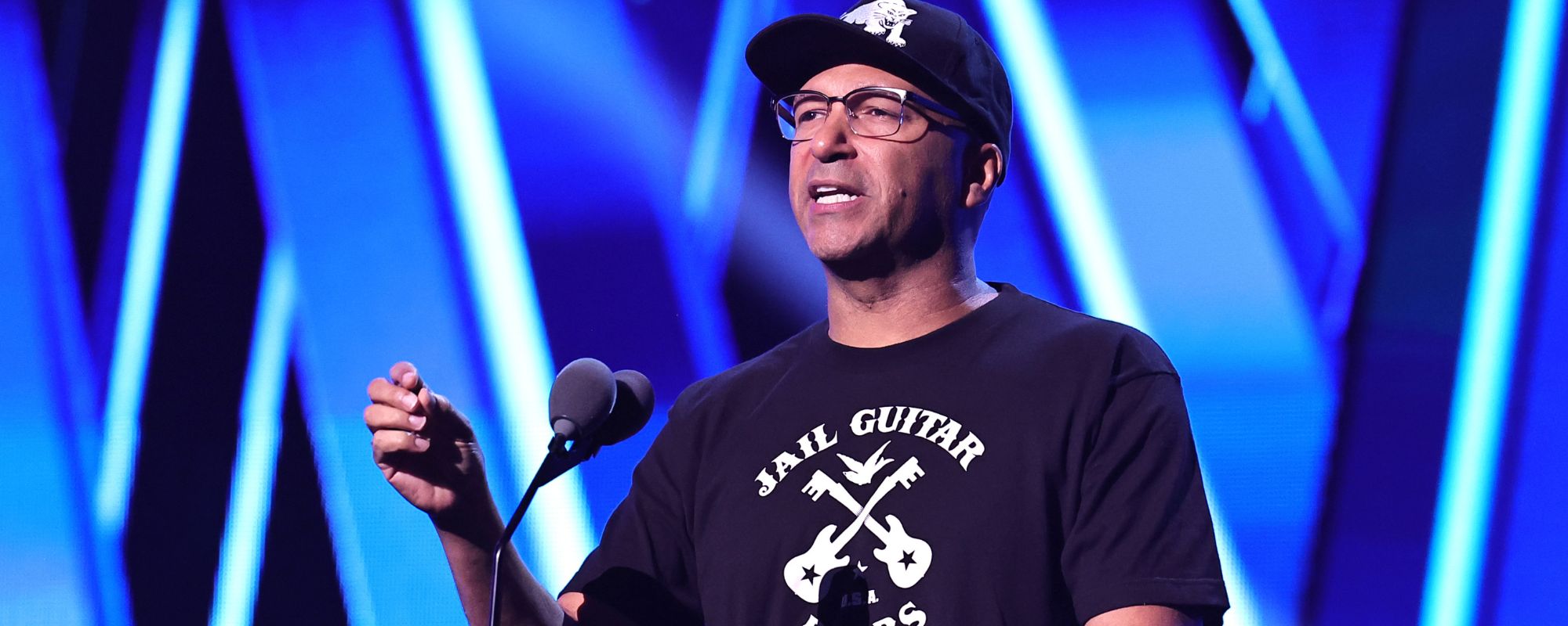 Tom Morello speaking