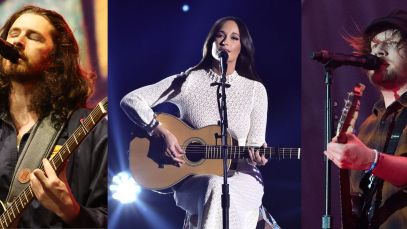 Composite image of Hozier, Kacey Musgraves, and Patrick Stump