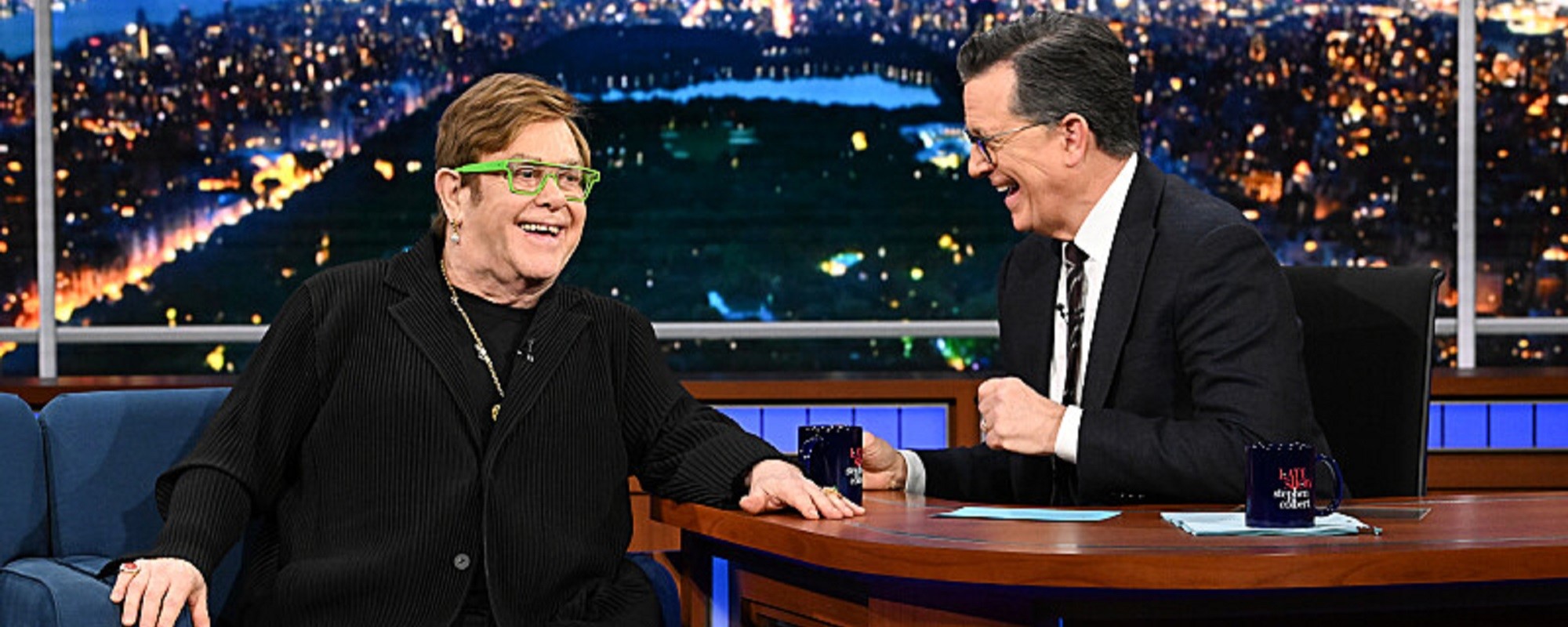 In New ‘Late Show’ Interview, Elton John Explains Why He’s Happy He Retired from Touring, Reveals Favorite Songs He’s Ever Made
