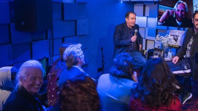 Check Out Ringo Starr Mingling with Eric Clapton, Jimmy Page, & More Stars at London Listening Event for His New Album, ‘Look Up’