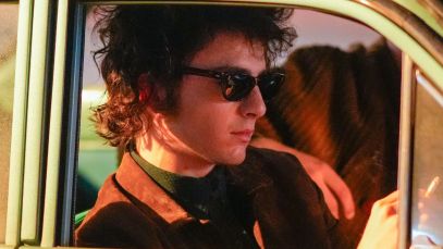 Timothée Chalamet in Bob Dylan biopic