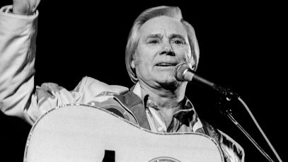 George Jones performing