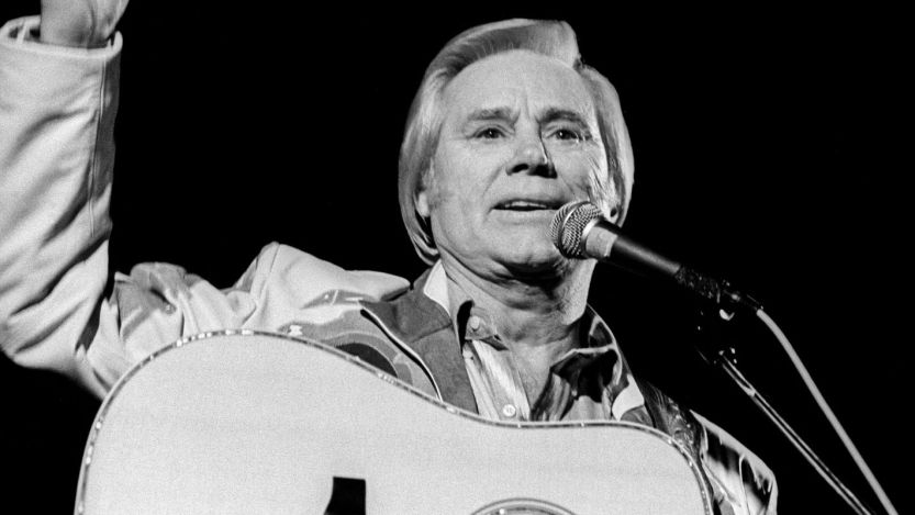George Jones performing