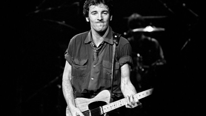 Bruce Springsteen performing