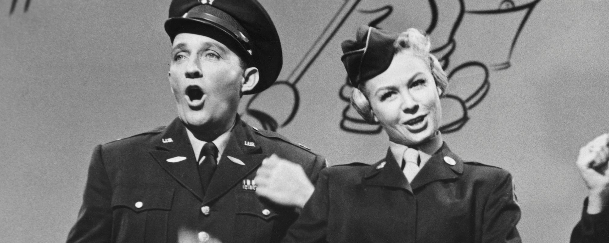 Bing Crosby and Vera-Ellen performing in 'White Christmas'