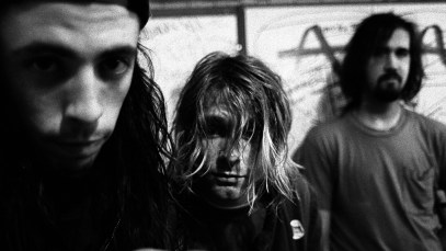 Nirvana Posed In Frankfurt 1991