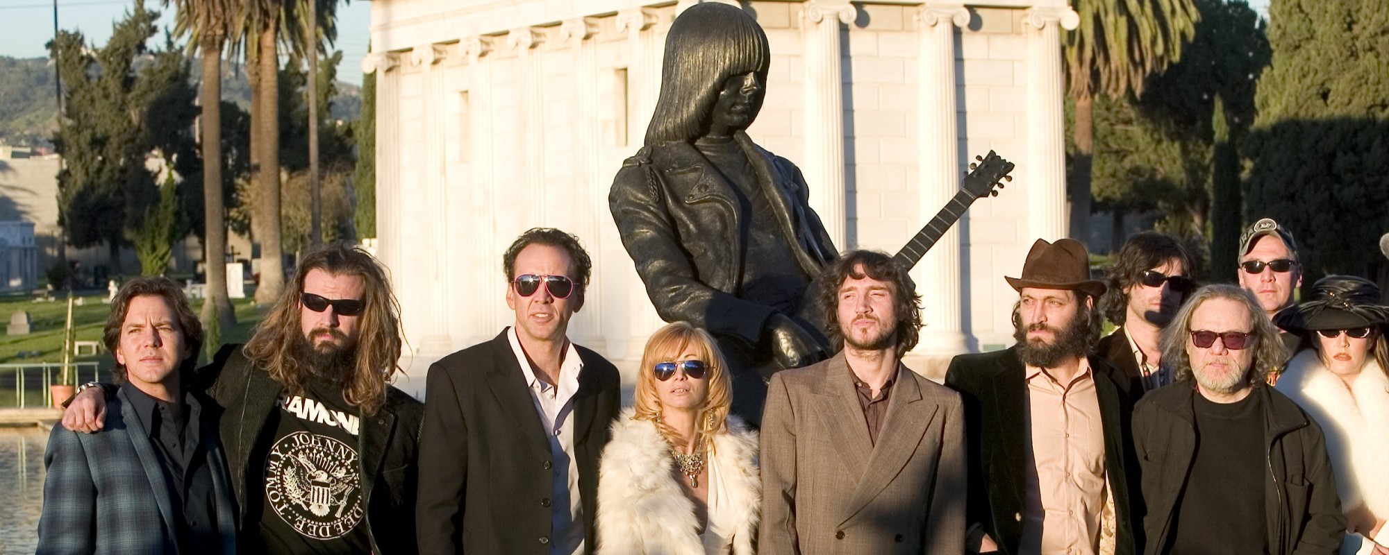 On This Day in 2005: A Johnny Ramone Statue Was Unveiled at a Star-Studded Ceremony at an L.A. Cemetery