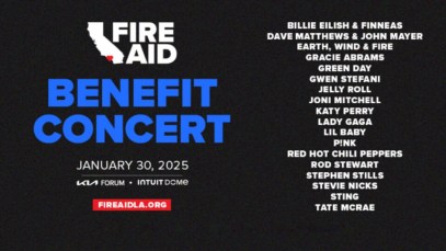 Stevie Nicks, Jelly Roll, Billie Eilish, and Many More Stars to Perform at Two FireAid Benefit Concerts in the Los Angles Area