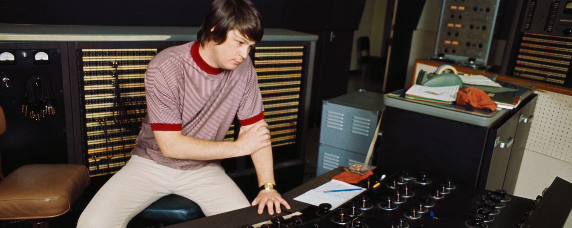 Brian Wilson of Beach Boys at studio where they recorded 'Pet Sounds,' including "Wouldn't It Be Nice"