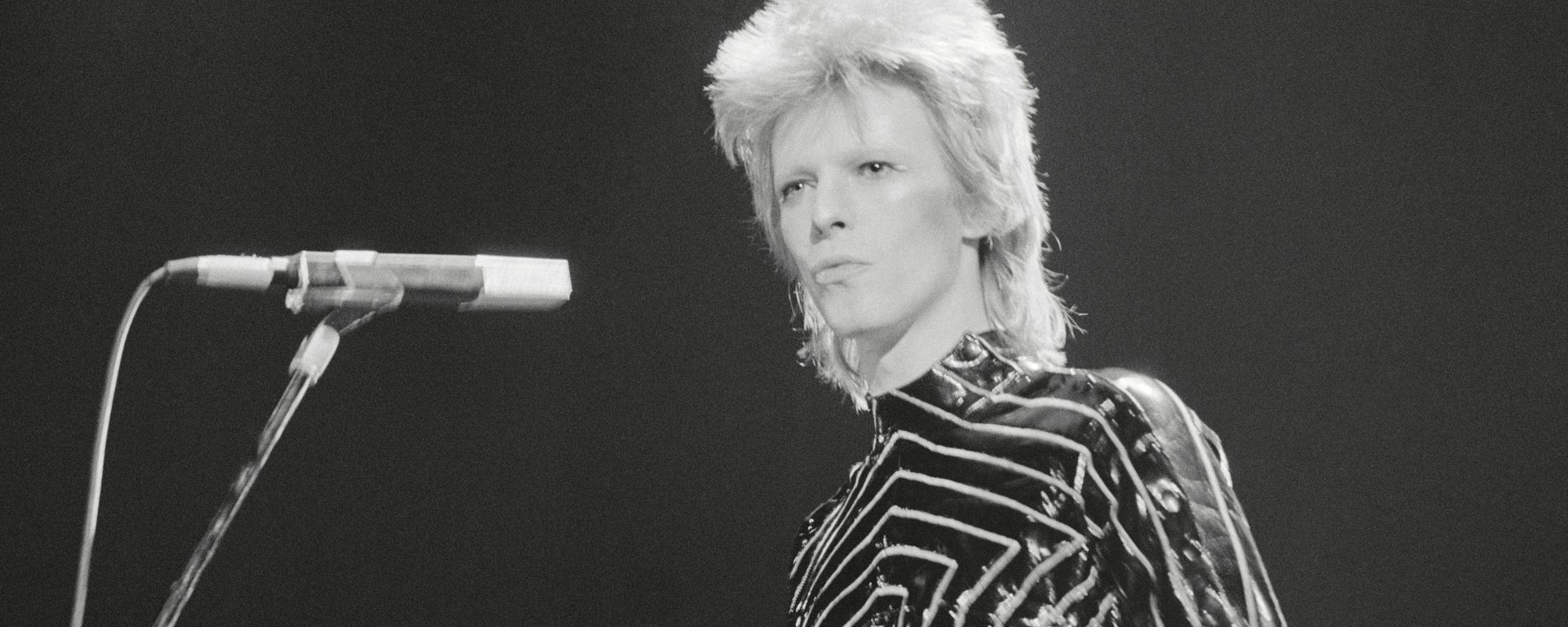 David Bowie performing
