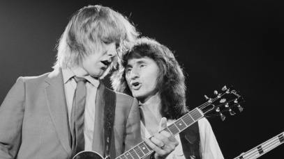 Geddy Lee and Alex Lifeson of Rush