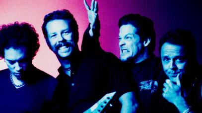 Metallica portrait from the '90s