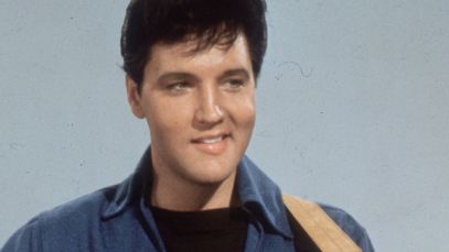 Elvis Presley smiling
