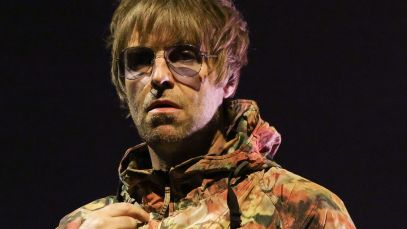 Liam Gallagher performing