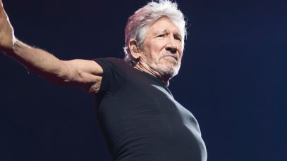 Roger Waters, former Pink Floyd bassist, performing