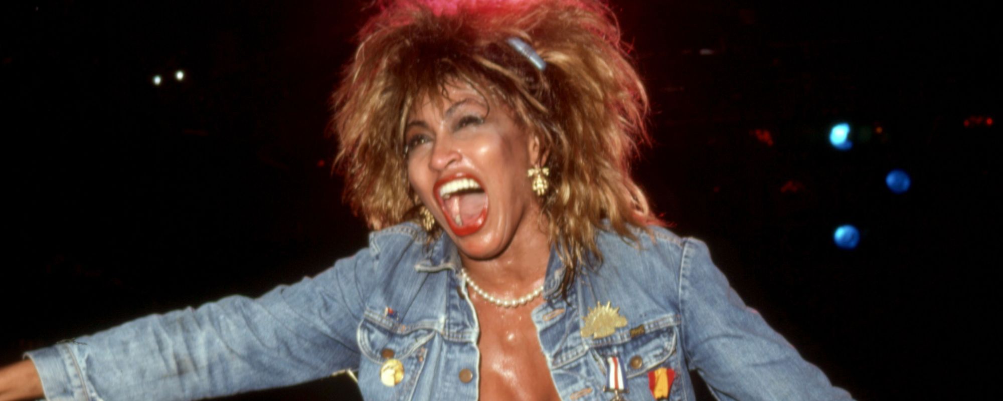 Tina Turner performing