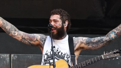 Post Malone Honors Frontline Responders at the Clive Davis Grammy Gala