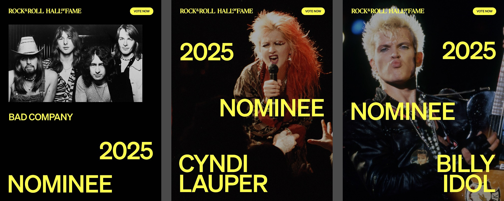 Bad Company Members, Cyndi Lauper, Billy Idol & Others Share Reactions to Their Rock & Roll Hall of Fame Nominations