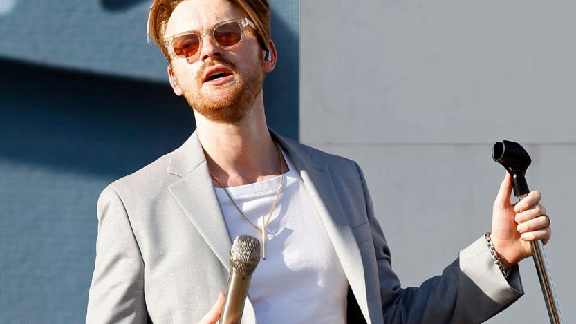Finneas performing