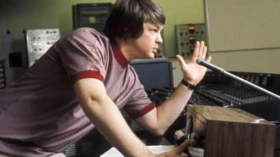 Brian Wilson in the studio