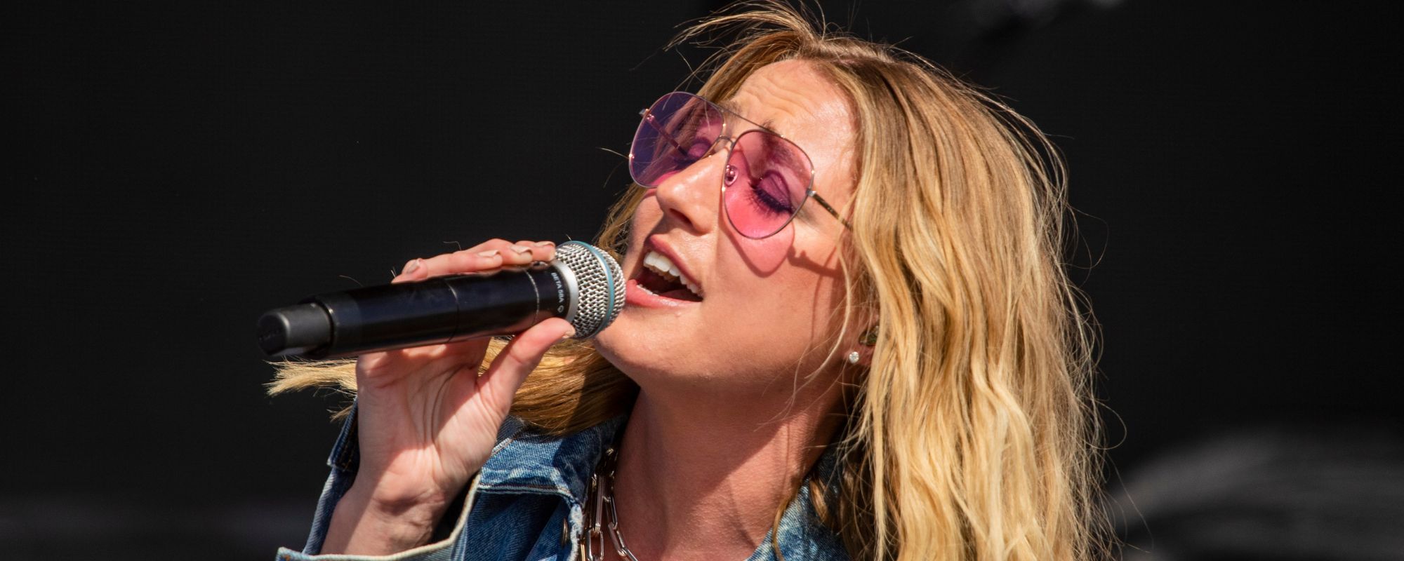 "We're Back Baby:" Ingrid Andress Makes Triumphant National Anthem Return After Viral Home Run Derby Performance