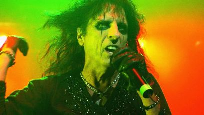 Alice Cooper performing