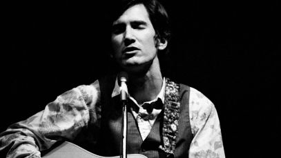 Townes Van Zandt performing